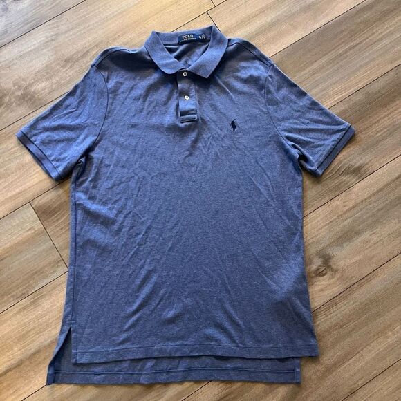 Polo Ralph Lauren Navy‎ Blue Polo Men XL Soft Touch - Picture 1 of 4